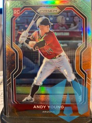 2021 Panini Prizm Cosmic Haze Prizm #61 Andy Young Diamondbacks